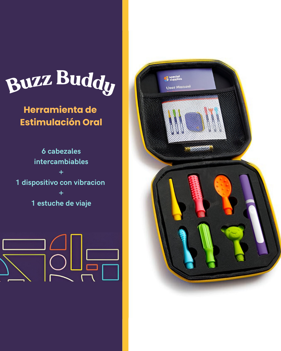 Kit de Estimulacion Oral con Vibración BUZZ BUDDY 